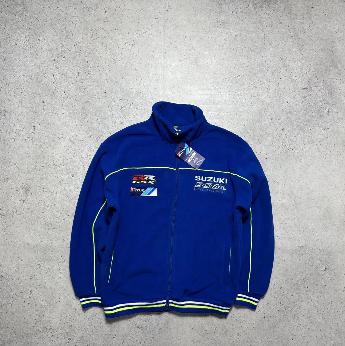 Suzuki NEW Fleece Jacket Full Zip Racing Big Logo | eBay