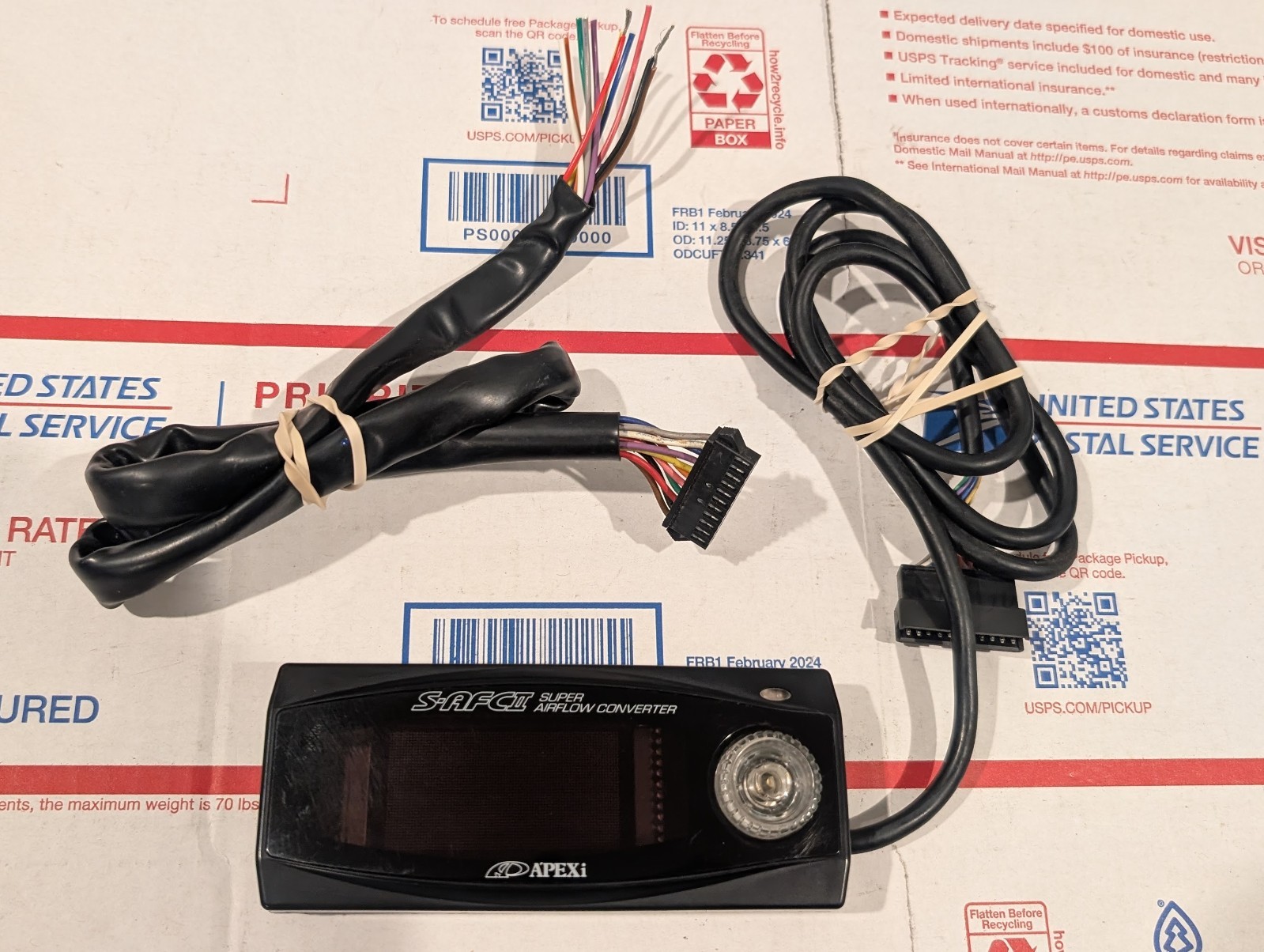 BLACK APEXI SAFC 2 S-AFC 2 +HARNESS Super Air Flow Converter II