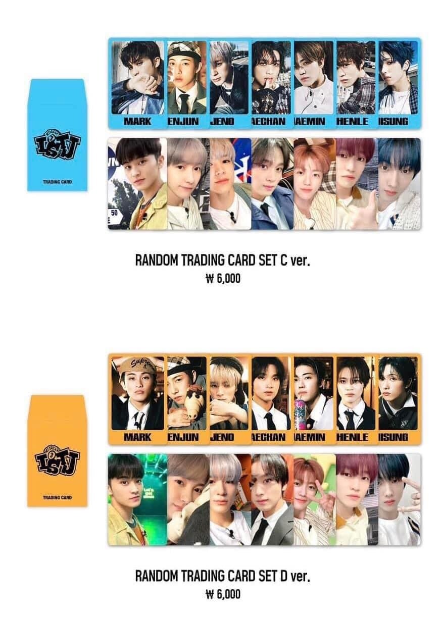 NCT DREAM Album ISTJ POP UP RANDOM TRADING CARD VER C, D OFFICIAL