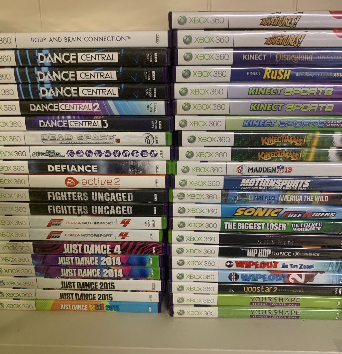 Xbox 360 Kinect Games Pick your favourite from the List updated