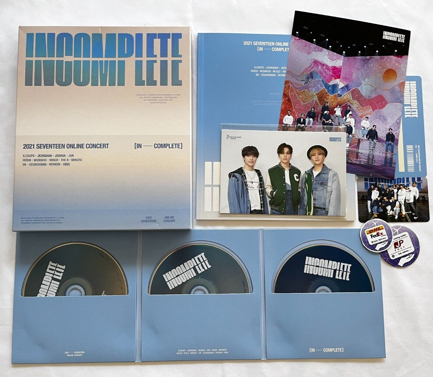SEVENTEEN INCOMPLETE 2021 SEVENTEEN ONLINE CONCERT Blu-ray