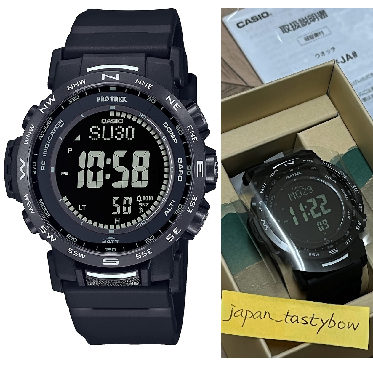CASIO PRO TREK PRW-35Y-1BJF PRW-35Y-1BDR Climber Digital Watch Men