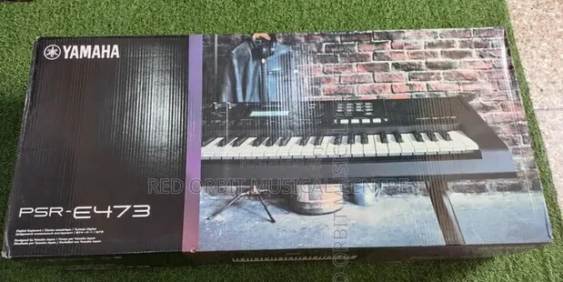 YAMAHA PSR-E473 61-Key Portable Keyboard w/ Built-In Speakers