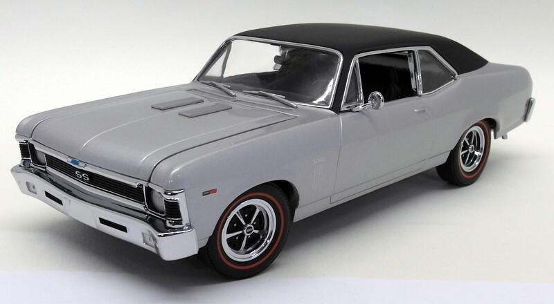 GMP 1/18 Scale Diecast - 8029 1969 Chevrolet Nova 396 SS Silver | eBay