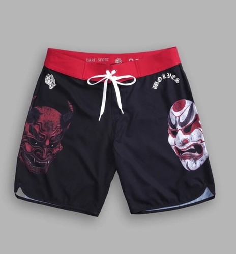 darc sport stage shorts Size 36 Black And Red Masked No Weapon | eBay