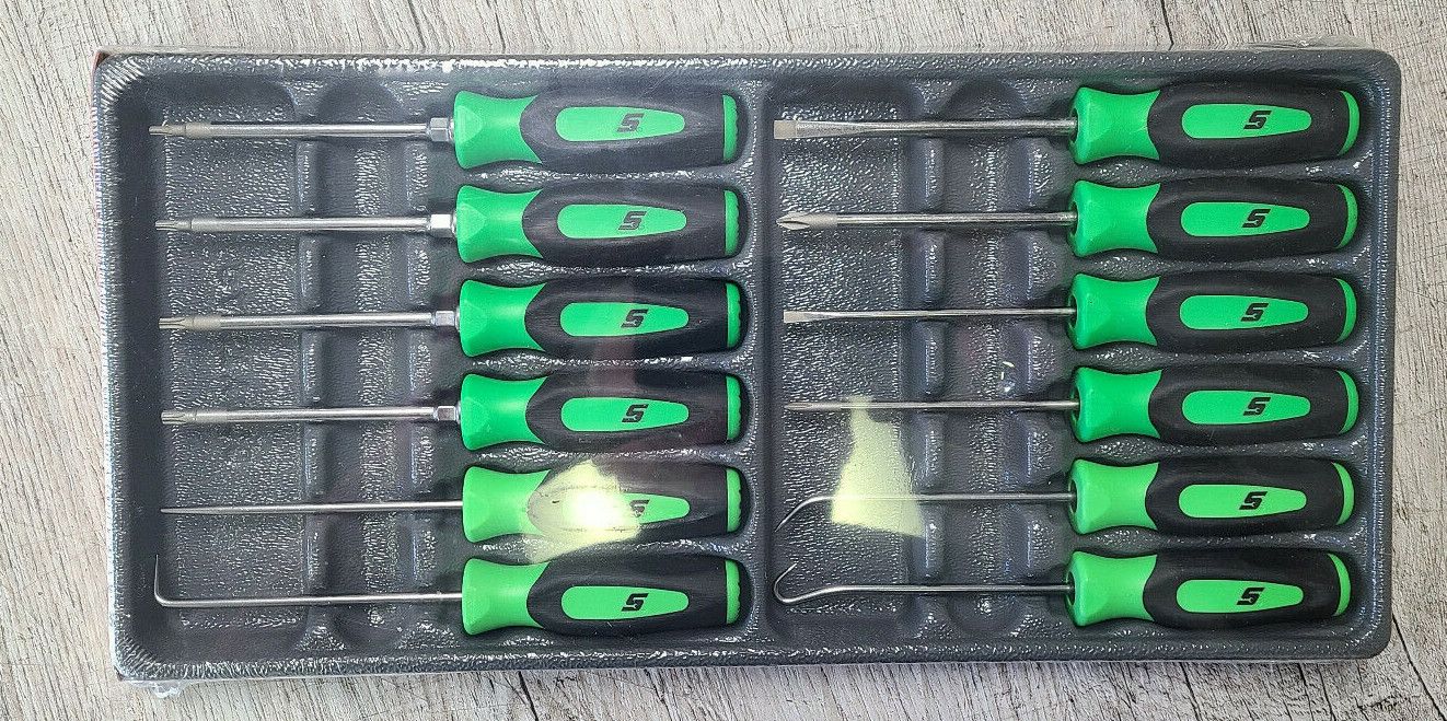 🔥🆕 Snap-on™ SGDXMINI12G Mini Screwdriver Set Flat Torx Phillips