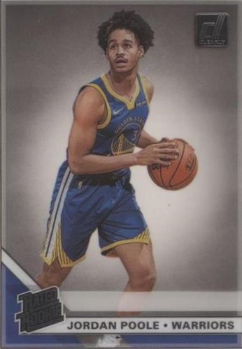 Jordan Poole 2019-20 Panini Donruss OPTIC Signature Series Auto