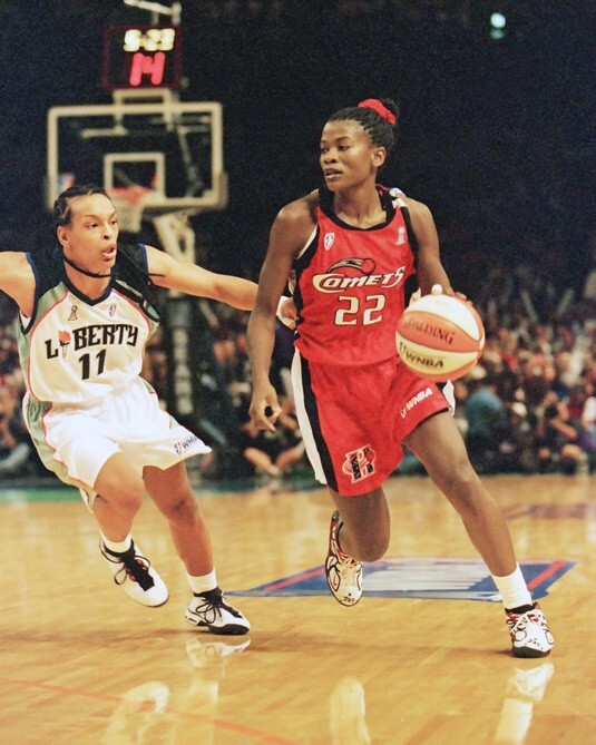 Houston Comets SHERYL SWOOPES Glossy 8x10 Photo WNBA Basketball