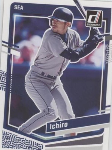 2023 ICHIRO SUZUKI DONRUSS BLUE FOIL BASEBALL CARD #194 SEATTLE