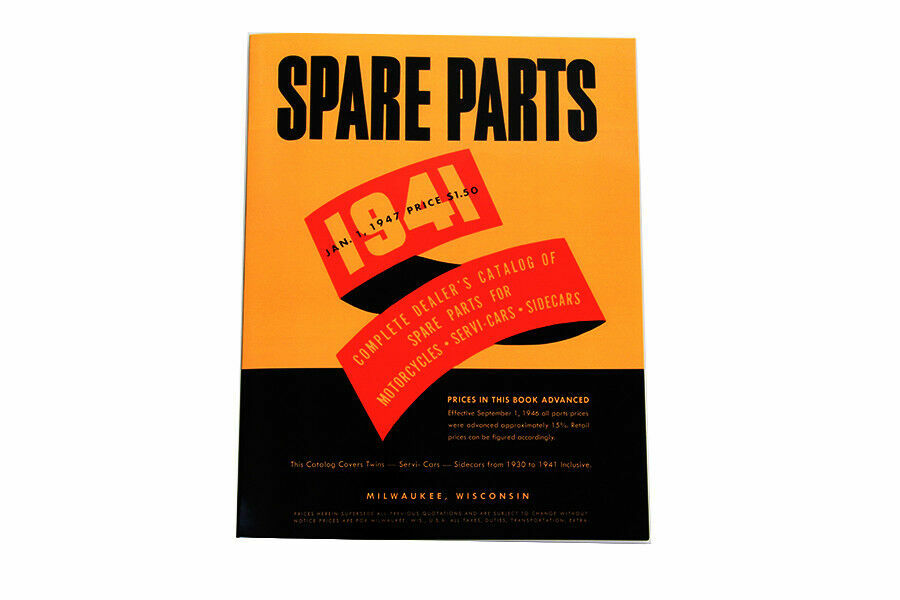 Spare Parts Book for 1930-1941 for Harley Davidson by V-Twin | eBay