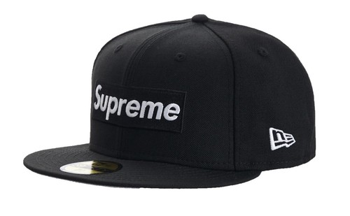 Supreme World Famous 1994 Box Logo New Era Black 7 1/4 Brand New