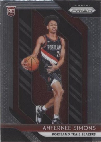 ANFERNEE SIMONS ROOKIE CARD Donruss RATED RC Portland Trail