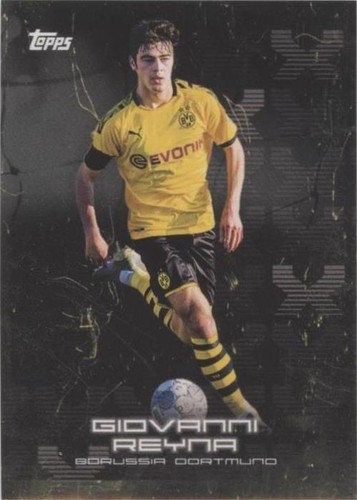 2020-21 Topps Merlin Giovanni Reyna Green REFRACTOR BVB Dortmund