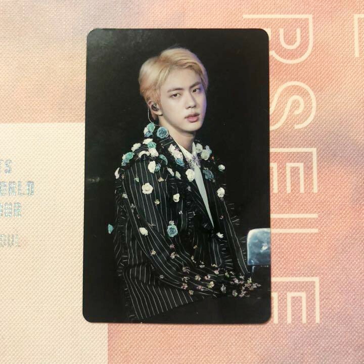 BTS JIN World Tour Love Yourself Seoul DVD Official Photo card PC
