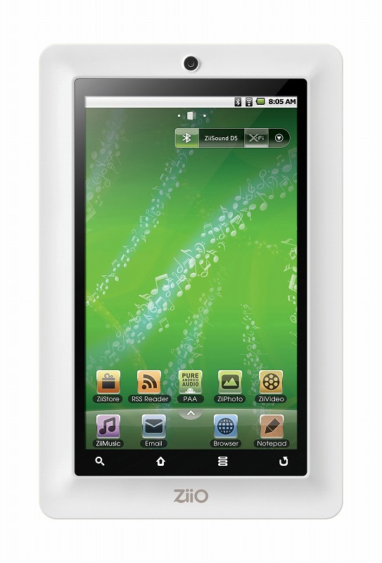 安価で高性能、高音質なAndroidタブレット「Creative ZiiO」の発売が