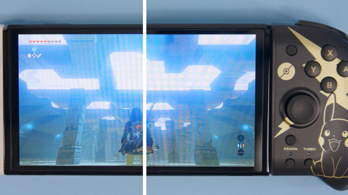 Nintendo Switch(有機ELモデル)」の画面を3600時間点灯させ続けた結果