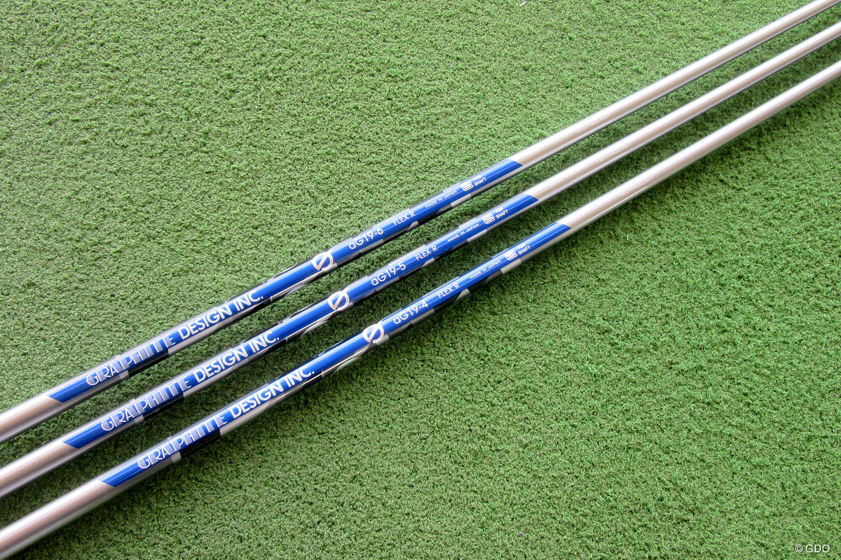 手元～先端で異なるフレックス グラファイトデザインの新提案「aG19