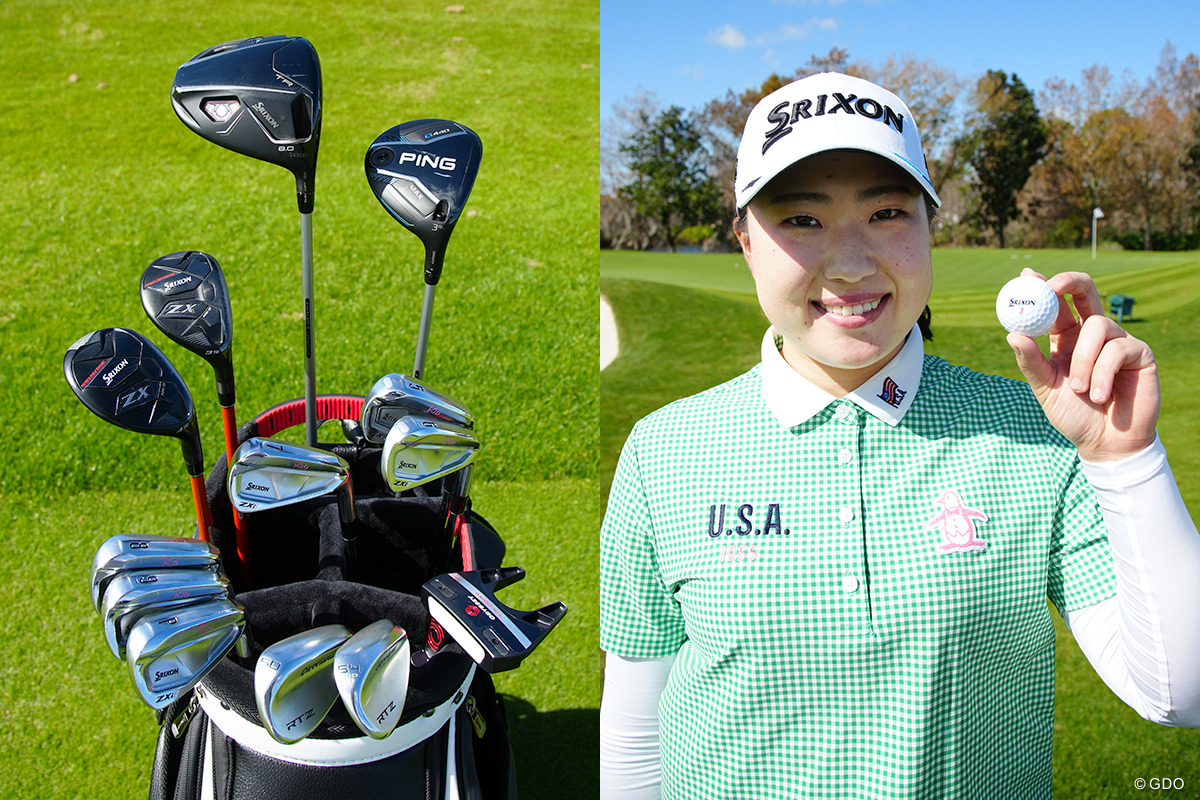 竹田麗央の最新14本 2026年はボールを黒から赤「Zスター XV」へ 【LPGA