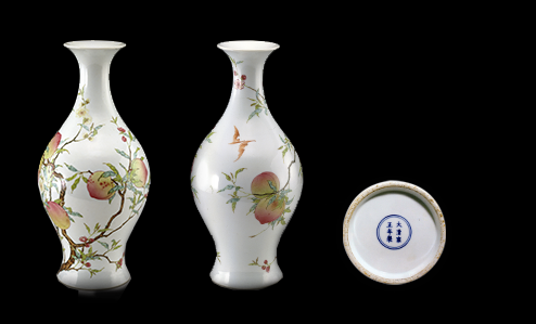 閒聊】蝠桃瓶（清雍正景德鎮窯粉彩蝠桃紋瓶）本體比立繪還色的看板娘