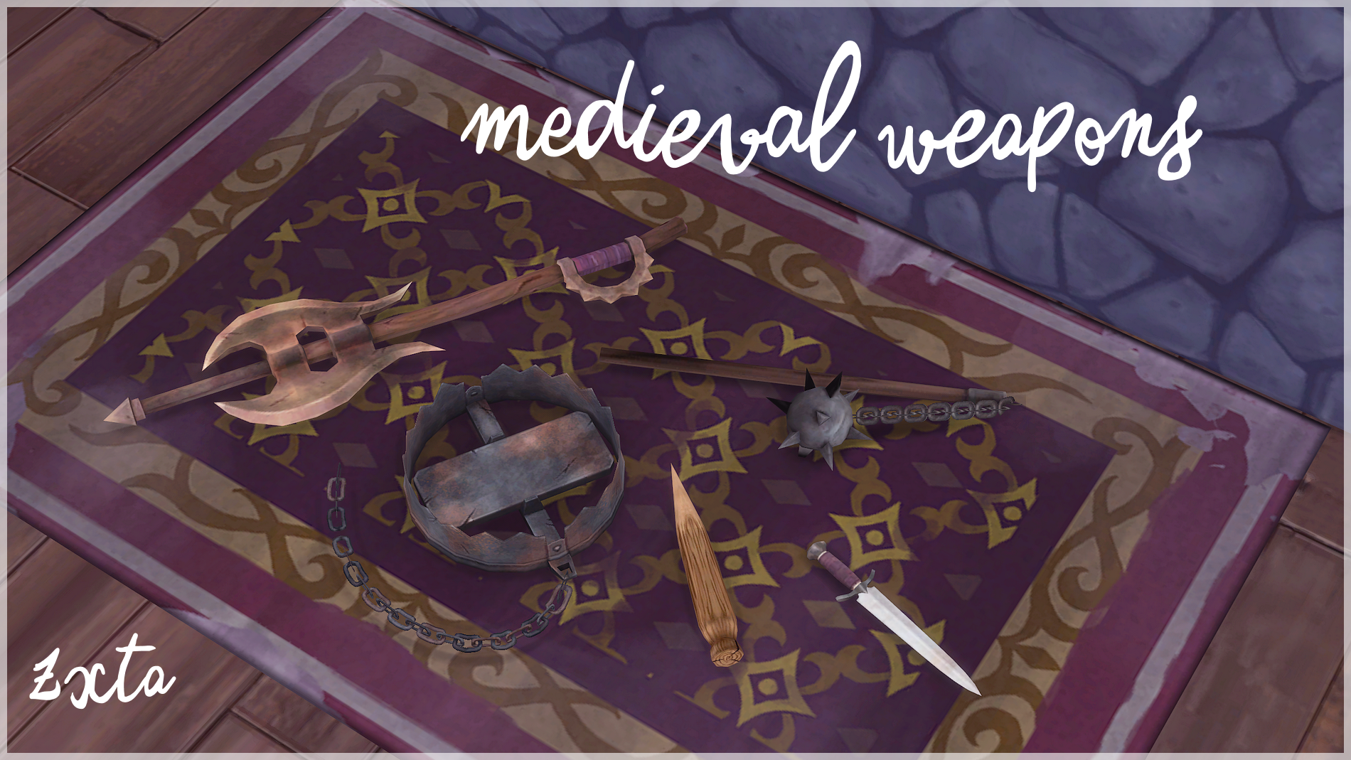 ZxTa - Medieval Weapons - The Sims 4 Build / Buy - CurseForge