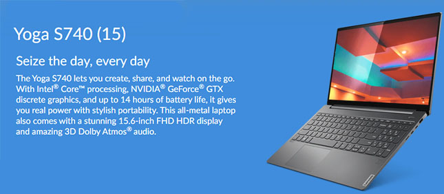 Lenovo Yoga S740-15IRH 81NX0016PH 15.6-in FHD, IPS Intel Core i7