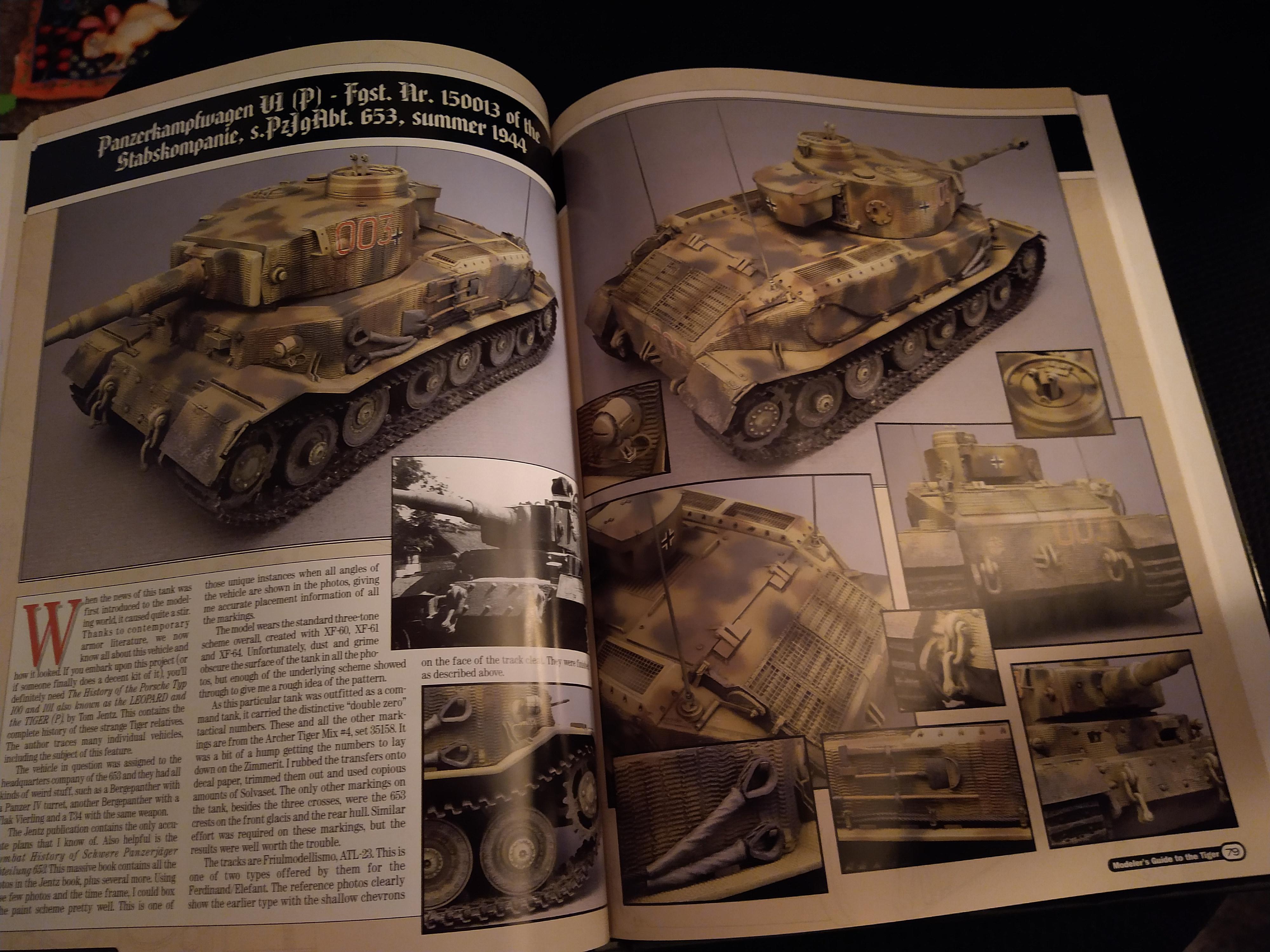 The Modeler's Guide to the Tiger Tank - does anyone know about the