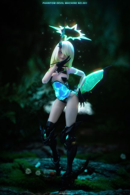 幻鬼機殻』PHANTOM-001 蛍 Hotaru リバースチェンジセット 1/12 完成品