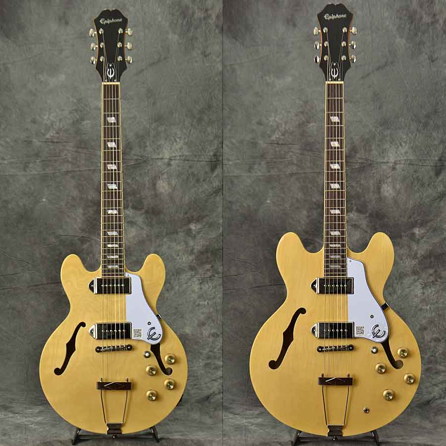 EpiphoneよりCasinoのボディをサイズダウンしたモデルCasino Coupe登場