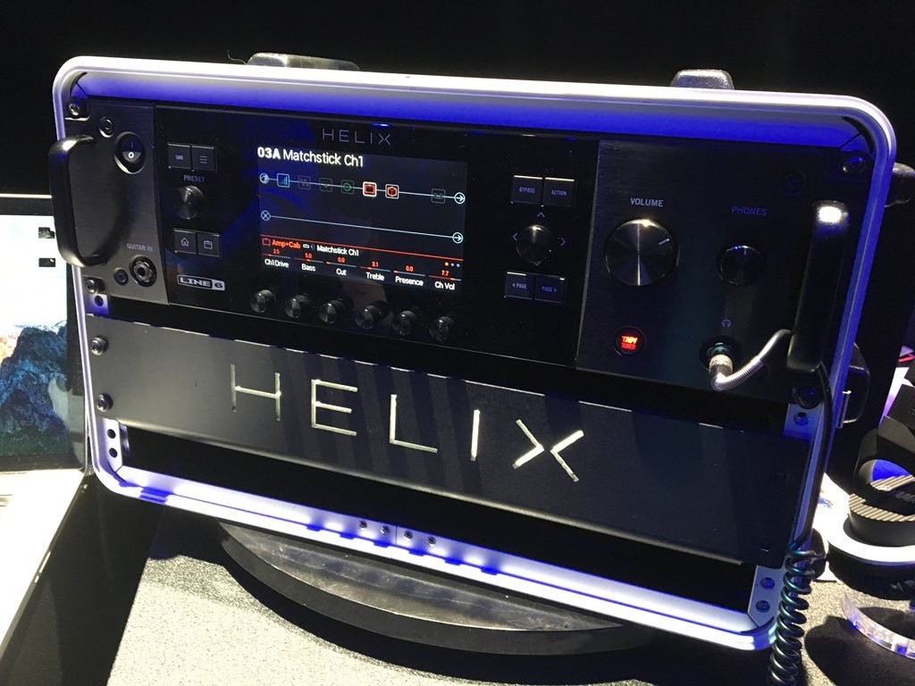 NAMM2016:LINE6 待望のHELIX RACK & CONTROLを初披露！ – GuitarQuest