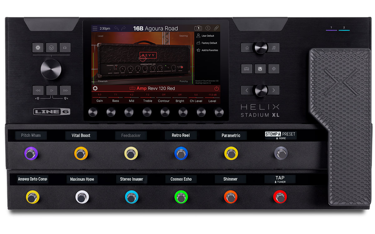2/10動画追加公開】LINE 6 が新製品「Helix Stadium / Helix Stadium
