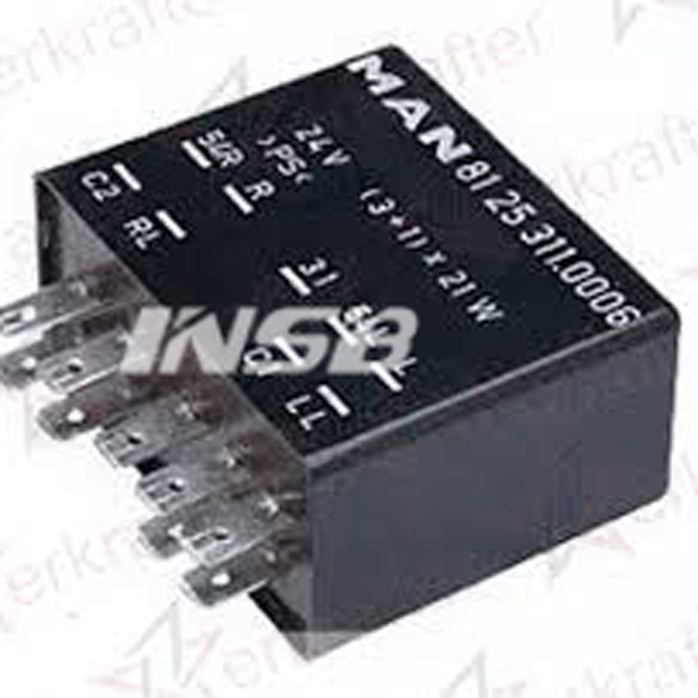 81253110006 FLASHER SIGNAL RELAY for MAN TGA truck part INM2150 -
