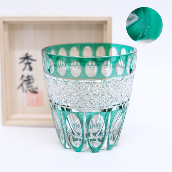 江戸切子作家 黒川昭男のロックグラスをヤフオク！出品中です | 骨董品