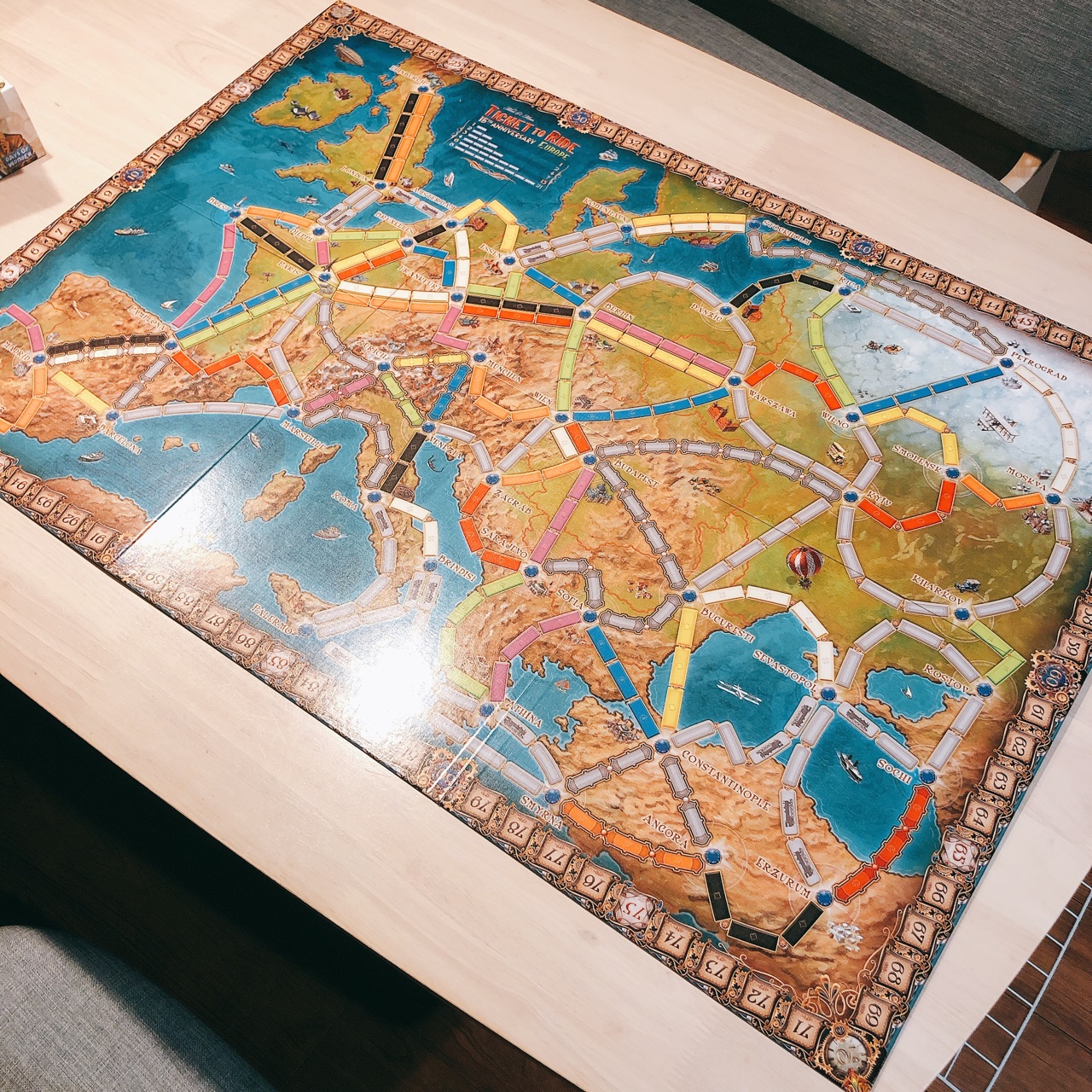 チケット・トゥ・ライド・ヨーロッパ 15周年記念版 開封レビュー