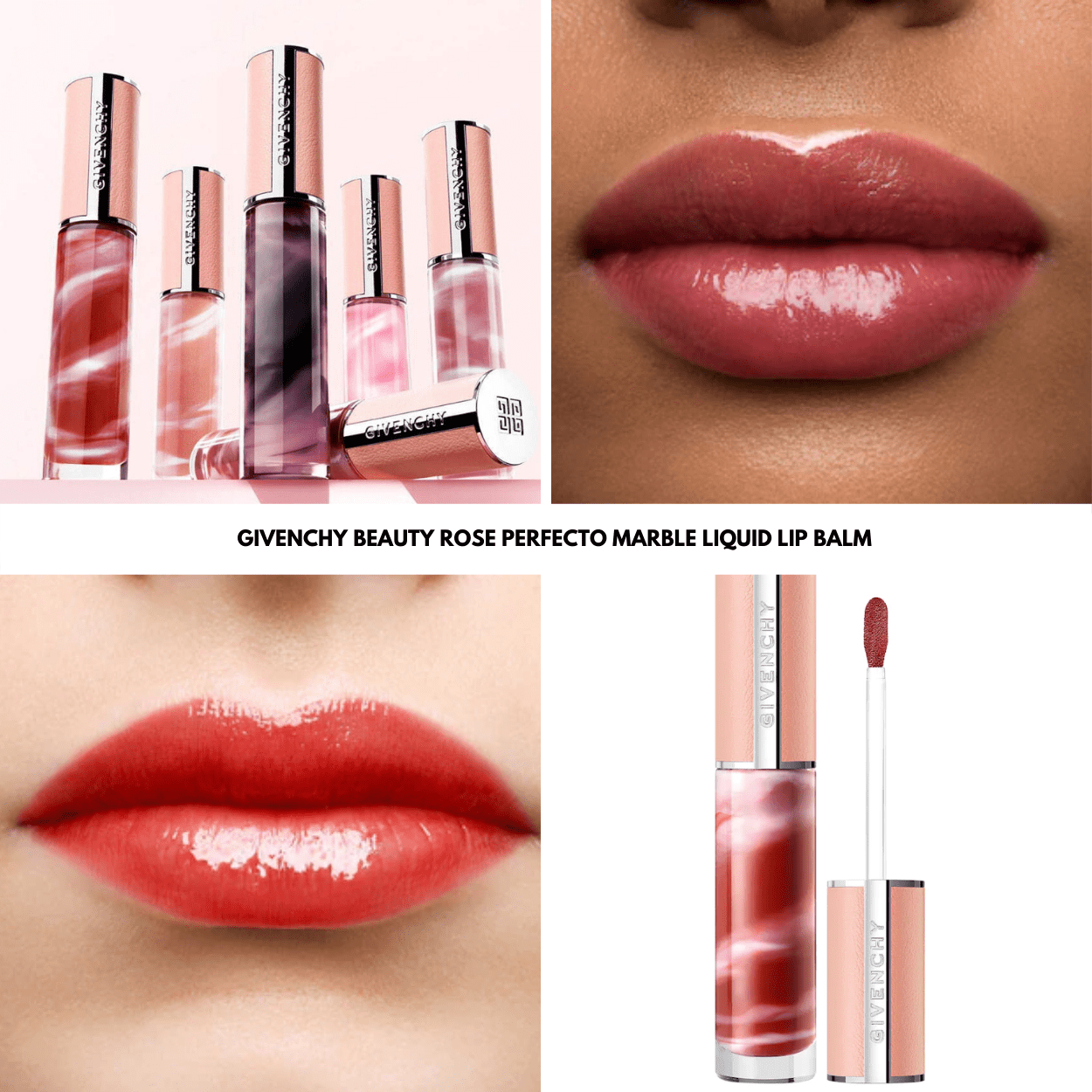 Givenchy Beauty Rose Perfecto Marble Liquid Lip Balm - BeautyVelle