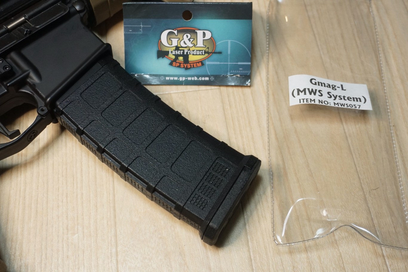 G&P製 東京マルイ M4A1 MWS用 40連マガジン GMAG-L（MAGPUL P-MAG Gen3