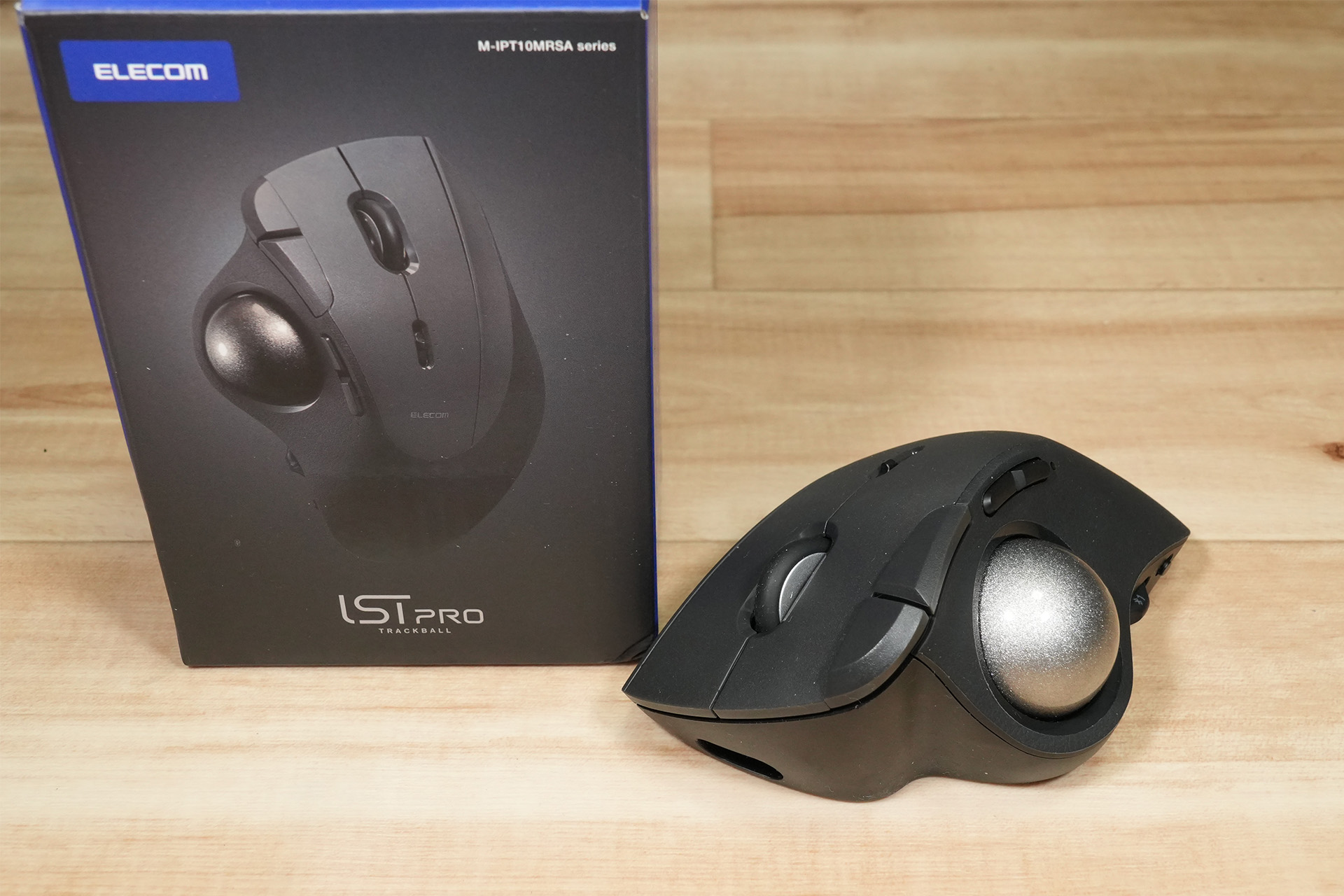 エレコム製10ボタン 親指トラックボール、IST PRO(M-IPT10MRSABK)の