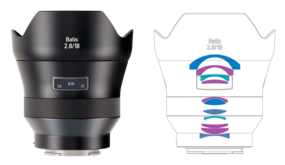 Zeiss Announces Batis 18mm F2.8 E-Mount Lens