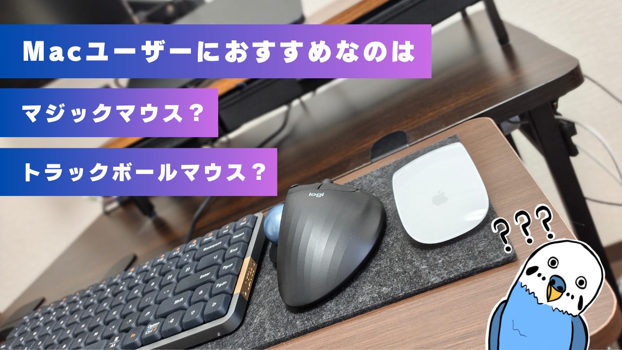 Macユーザーにおすすめなのはマジックマウス？それともトラックボール