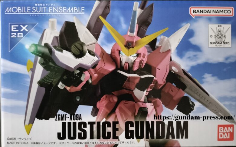MOBILE SUIT ENSAMBLE EX28 ジャスティスガンダム レビュー | GUNDAM PRESS