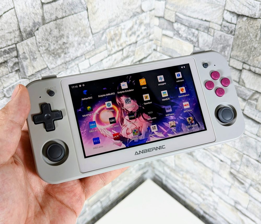 有機ELのAndroid 12搭載2万円ゲーム機Anbernic RG505レビュー！【Play