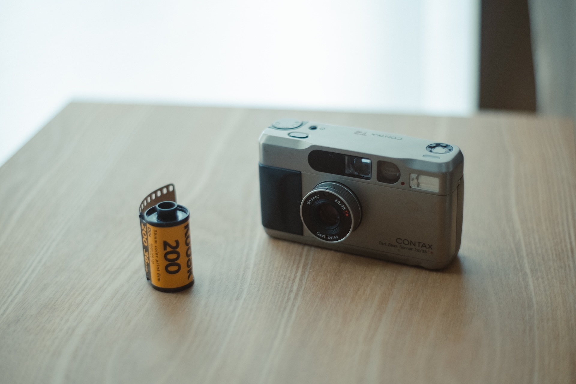 稀少品CONTAX T 初代 +T14ストロボ付き コンタックス コンタックス