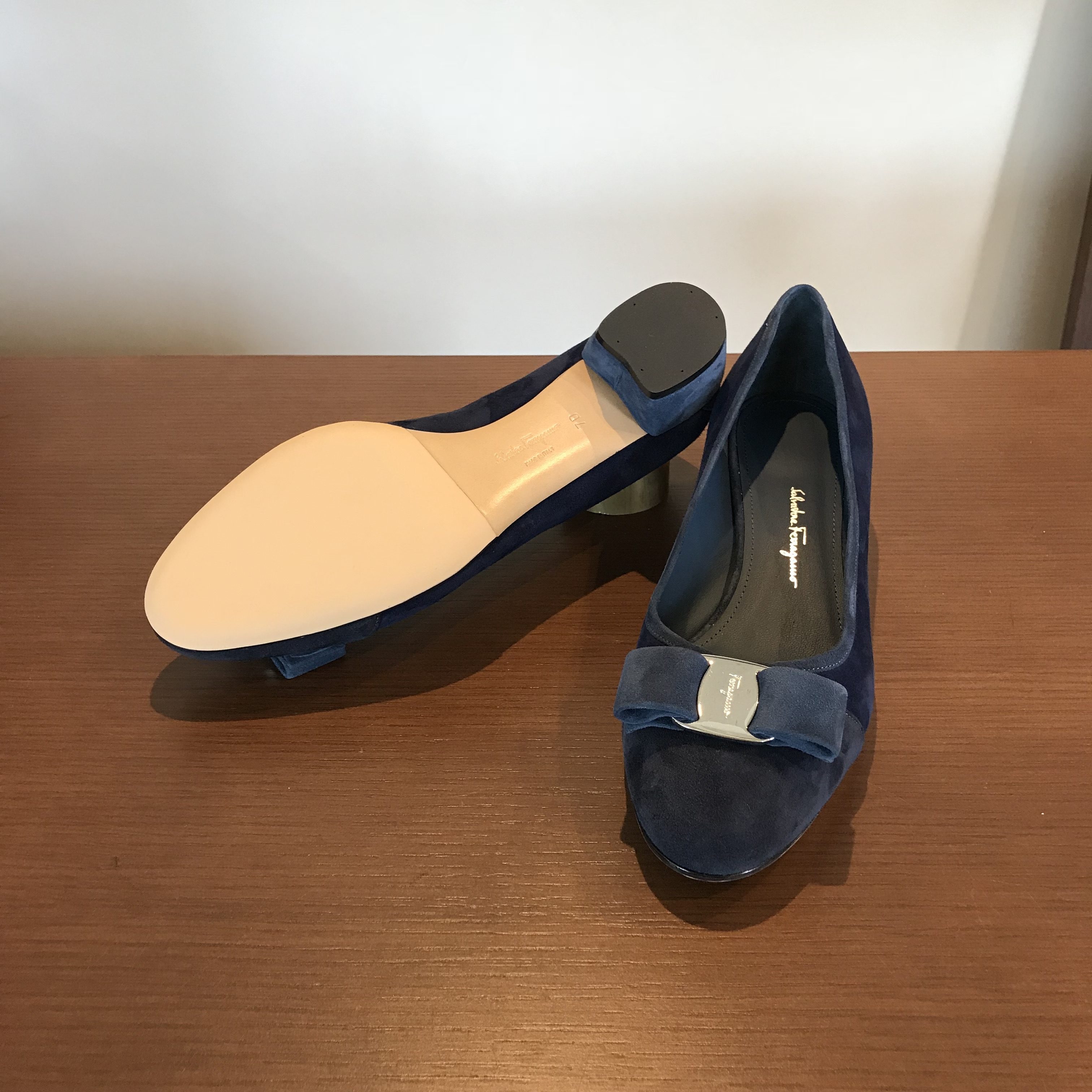 Ferragamo フェラガモ パンプス ハーフラバー（裏張り）補強 | eins-a