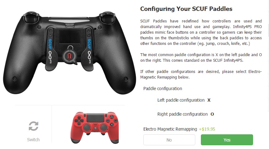 プロゲーマー御用達コントローラー「SCUF Infinity 4PS（スカフ）」の