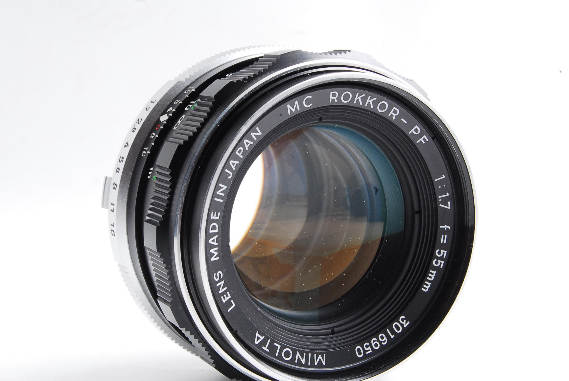 Minolta MC Rokkor-PF 55mm F1.7 修理教科書 – レンズ修理なら日本