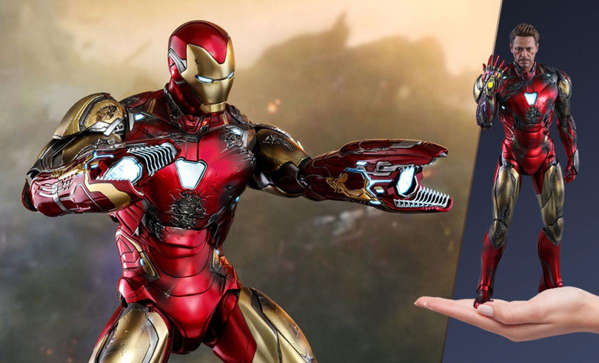 Iron Man Mark LXXXV Battle Damaged Version Diecast MMS543-D33