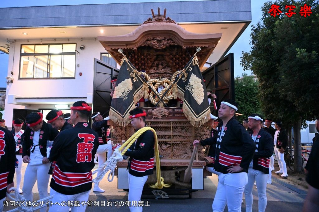 令和7年8月17日 下野町地車修理入魂式・お披露目曳行 | 祭写楽