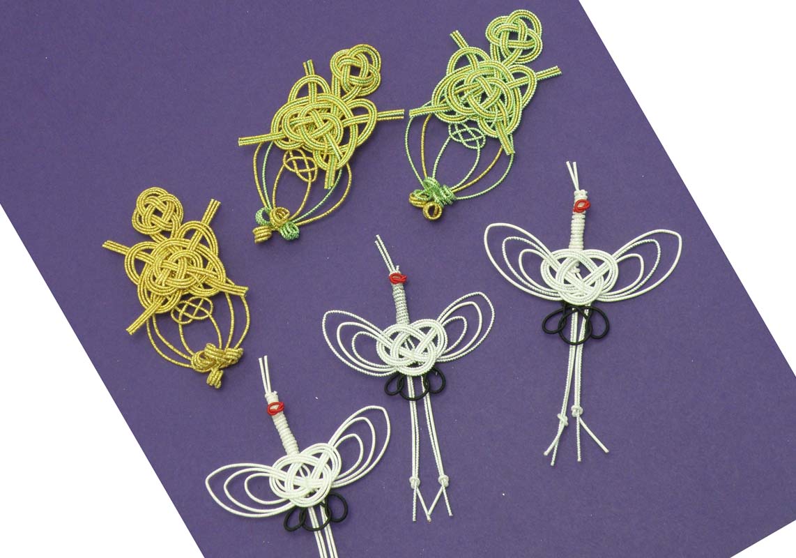 水引 小物の作り方2 鶴と亀の箸置き | 政華流水引アート