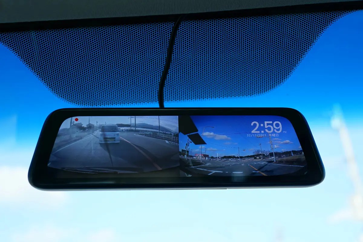 AUTO-VOX V5 PRO ルームミラー型ドライブレコーダーレビュー