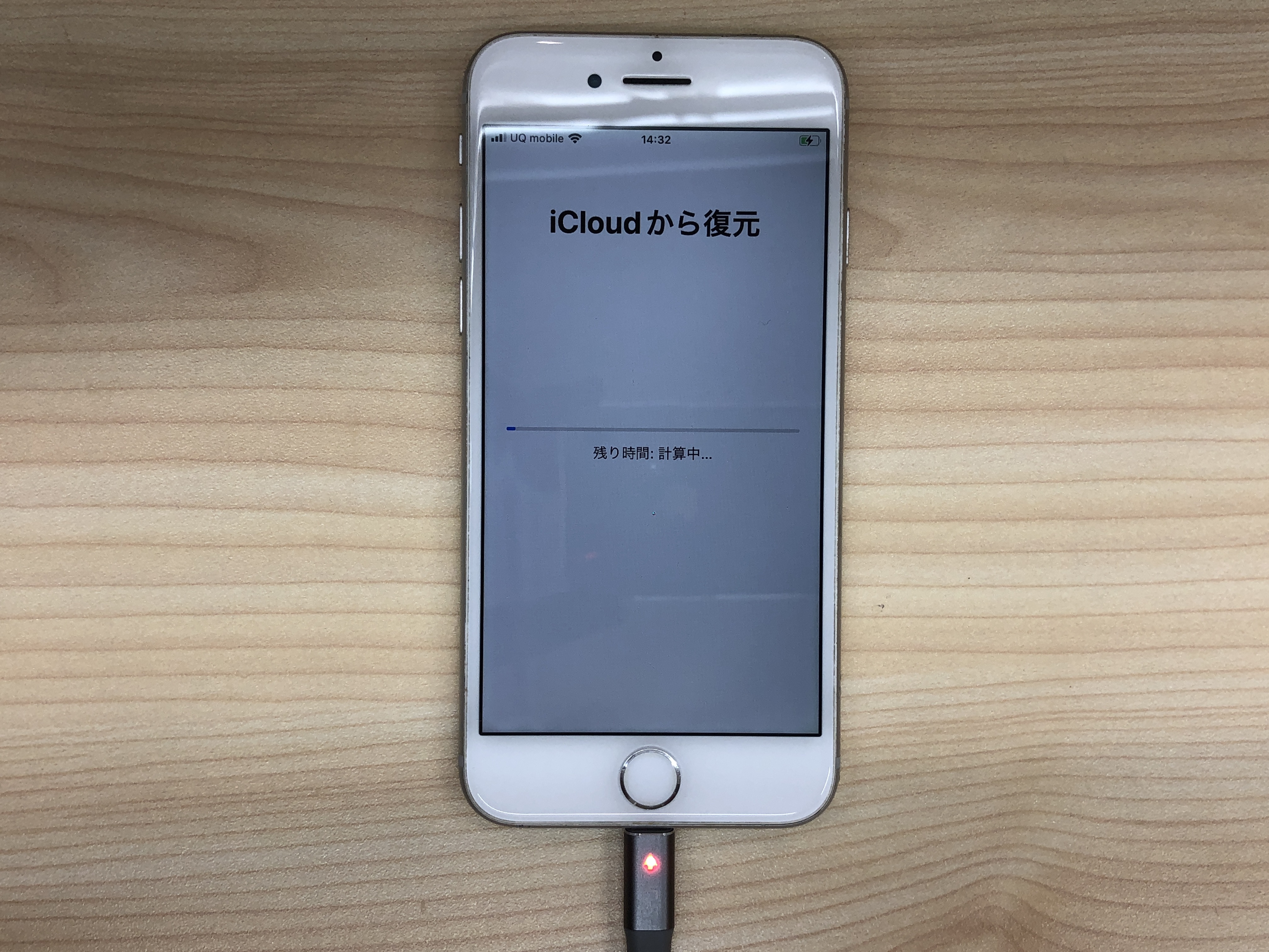 リカバリーモードに入ってしまったiPhone💦当店で初期化しましょう