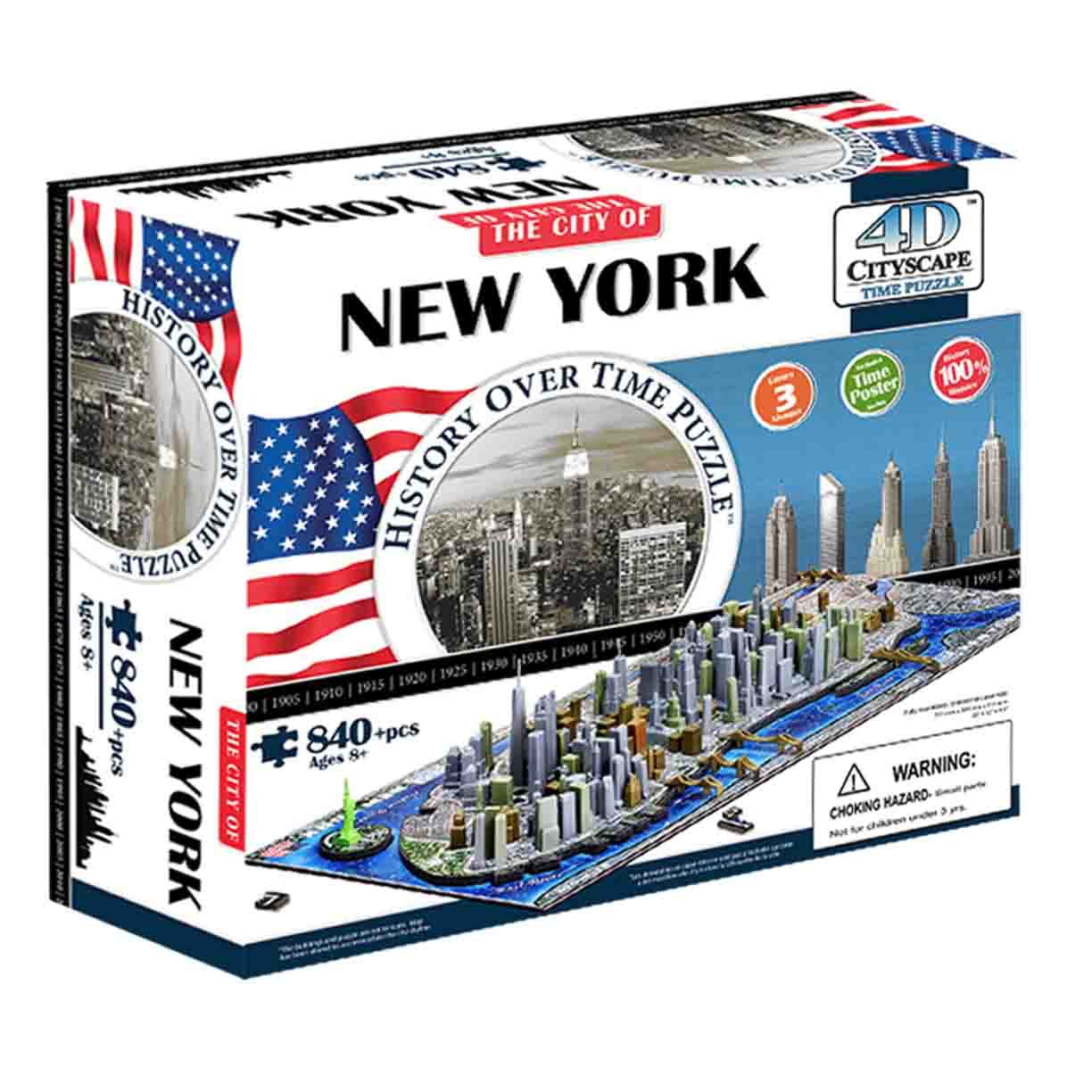 4D New York City Skyline Time Puzzle - Tenement Museum